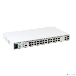 ELTEX MES2424FB Ethernet-коммутатор 24 порта 100BASE-FX/1000BASE-X, 4 порта 1000BASE-X/10GBASER, L3, 110-250 B AC, 12 B DC