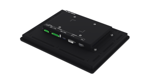 Высоконадёжный российский промышленный монитор серии DNA-15. Дисплей 15”, с разрешением 1024x768 точек и резистивным сенсорным экраном, яркостью 350 к