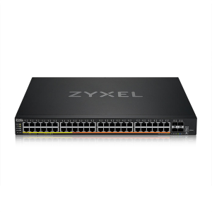 Коммутатор Мультигигабитный L3 Access коммутатор PoE++ Zyxel NebulaFlex Pro XMG2230-52HP, rack 19", 32xRJ-45: 1G (16xPoE+, 16xPoE++), 16xRJ-45: 1/2.5G