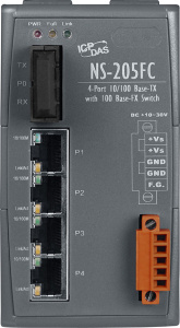 Коммутатор 4 x 10/100BaseTX, 1 x 10/100BaseFX, многомод, разъем SC