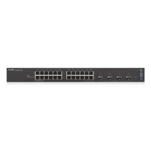 Коммутатор ZYXEL XGS2210-28HP-EU0101F L2+ PoE+ XGS2210-28HP, 24xPoE+, 4xSFP+, стекируемый, бюджет PoE 375 Вт