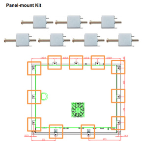 Промышленный панельный компьютер P1157E-500-N-US w/PCI, дисплей 15" TFT LCD, резистивный сенсорный экран, поддержка процессора Intel Core i7/i5/i3/Pen