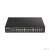 D-Link DGS-1100-24PV2/A3A Настраиваемый L2 коммутатор c 24 портами 10/100/1000Base-T (12 портов РоЕ 802.3af/at, PoE-бюджет 100 Вт)