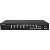Коммутатор Tenda TEM2010F Коммутатор неуправляемый, 10 портов 10x1 Гбит/с, RJ-45 8х2,5 Гбит/с, SFP 2х2,5 Гбит/с, настольный, металлический корпус