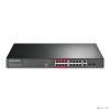 Mercusys MS118CP 16-портовый монтируемый в стойку PoE+ коммутатор 10/100 Мбит/с с 2 гигабитными портами