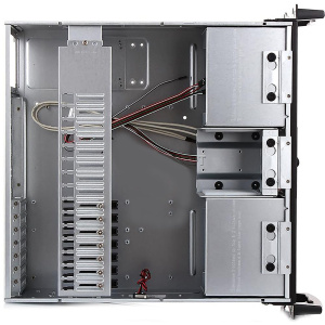 Корпус Chenbro RM42300-F2-U3 RM42300H11*13720, 4U 12*10.5" M/B,5.25"BAY*3+3.5"BAY*5,12CM FAN,17.5",BK CC1012,USB3.0,W/TWO