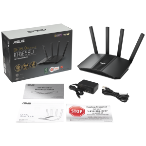 Маршрутизатор ASUS RT-BE58U V2 WiFi 7 2882+688Mbps 2.5G 4x1G USB 5GHz/2.4GHz