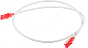 Патч-корд Hyperline PC-LPM-UTP-RJ45-RJ45-C5E-1M-LSZH-GY PC-LPM-UTP-RJ45-RJ45-C5E-1M UTP RJ-45 вил.-вилка RJ-45 кат.5E 1м серый LSZH (уп.:1шт) 24AWG