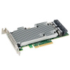 RAID-контроллер Broadcom 9361-16i SGL (05-25708-00 / 03-25708-34004) SAS/SATA 12G, RAID 0,1,5,6,10,50,60, 16port(4*int SFF8643), Cache 2GB, 3316ROC,