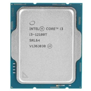 Процессор Intel Celeron CPU Intel Core i3-12100T CM8071504651106 Alder Lake 4C/8T 2.2-4.1GHz (LGA1700, L3 12MB, 7nm, UHD graphics 730 1.4GHz, TDP 69W) OEM