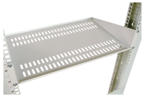 полка цмо ЦМО Полка перфорированная консольная 2U, глубина 200 мм, цвет черный