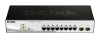 Коммутатор D-Link Управляемый L2 PoE-коммутатор, 8x1000Base-T PoE, 2х1000Base-X SFP, PoE-бюджет 65 Вт, упрощенный интерфейс CLI, Web-интерфейс, SNMP