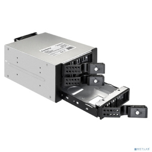 Exegate EX291656RUS Корзина для HDD ExeGate HS335-02 (универсальная, на 3*3,5"/2.5" SATA HDD, занимает 2*5,25" отсека, RTL)