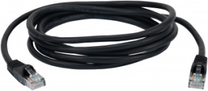 Патч-корд Buro UTP 4 пары cat.5E CCA molded 2м черный RJ-45 (m)-RJ-45 (m)