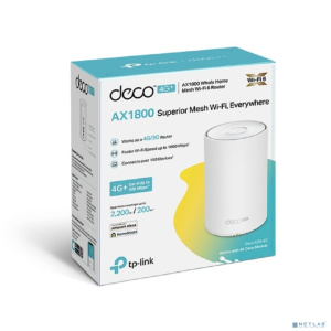 TP-Link Deco X20-4G(1-pack) AX1800 Домашняя Mesh Wi-Fi система с поддержкой 4G+