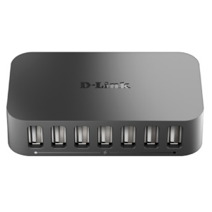 D-Link DUB-H7/B/D2A Компактный концентратор с 7 портами USB 2.0