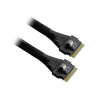 Кабель Amphenol RSL74-7650 Slimline SASx8 (SFF8654) -to- Slimline SASx8 (SFF8654) , 67CM (C5454)
