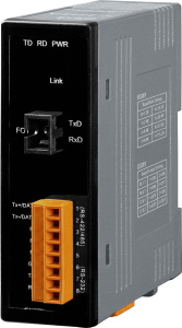 Преобразователь RS-232/422/485 в одномодовое оптоволокно (передача по одной жиле, работает обязательно в паре с I-2542-A), дальность передачи - до 15