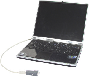 1-портовый преобразователь USB в RS-232