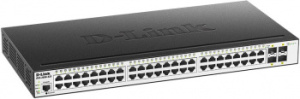 Коммутатор D-LINK DGS-3000-52X/B 48x1Гбит/с 4SFP+ управляемый