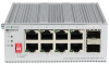 Коммутатор ORIGO Промышленный неуправляемый коммутатор, 8x1000Base-T, 2x1000Base-X SFP, защита от статического электричества до 4 кВ, -40..75°C