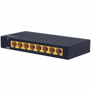 Неуправляемый коммутатор ORIGO OS2208/A1A 
8x1000Base-T, корпус металл