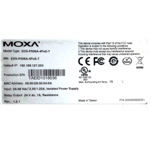 Управляемый коммутатор 6 x 10/100BaseTX, 4 из них с PoE IEEE 802.3af/at, с расширенным диапазоном температур<br><br><b>Причина уценки: </b>Коммутатор