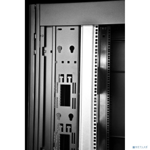 ЦМО Шкаф серверный ПРОФ напольный 48U (800x1000) дверь перфор., задние двойные перфор., черный, в сборе (ШТК-СП-48.8.10-48АА-9005)