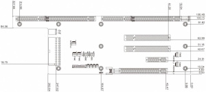 Кросс-плата PE-5S, PICMG 1.3, 5 слотов: 1xPICMG + 1xPCIe-x16 + 1xPCIe-x4 + 2xPCI