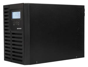 Источник бесперебойного питания SMARTWATT ИБП Онлайн, мощность 1000/900 ВА/Вт, напольный, LCD дисплей, управляемые розетки, IEC13 - 4 шт.