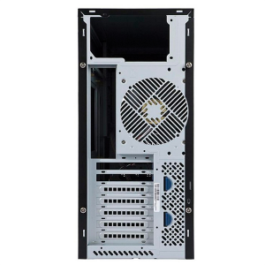 Корпус серверный Midi Tower InWin PE689 Black 650W B65E 80plus Bronze USB3.0*2+A(HD)+front fan 120mm*1+rear fan 120mm*1+ 2*2SATA+1*1SATA / holes for S