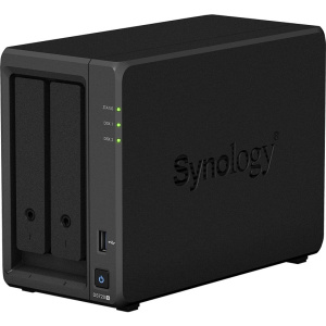 Synology DS720+ Сетевое хранилище Intel Celeron J4125 2.0 GHz, 2048 Mb DDR4 non-ECC (Max 6144 Mb (2 GB + 4 GB)), No HDD (2), RJ-45 1GbE LAN 2, USB 3.0