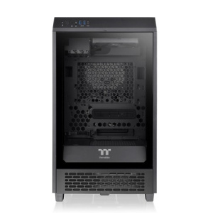 Корпус THERMALTAKE The Tower 200 черный без БП miniITX 11x120mm 5x140mm 2xUSB3.0 1xUSB3.1 audio bott PSU