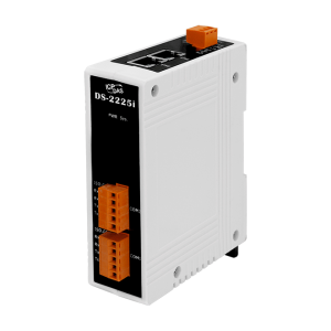 2-портовый преобразователь Modbus TCP в Modbus RTU/ASCII (RS-485) с возможностью питания по PoE, с изоляцией последовательного порта
