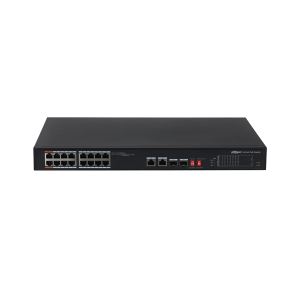 Коммутатор Dahua DH-PFS3218-16ET-135, 16-Port 100Mbps PoE Switch