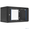 ЦМО Шкаф телекоммуникационный настенный разборный 6U (600х350) дверь стекло, цвет черный (ШРН-Э-6.350-9005) (1 коробка)