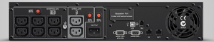 Источник бесперебойного питания CyberPower PR1500ELCDRT2U Line-Interactive 1500VA/1350W USB/RS-232/Dry/EPO/SNMPslot/RJ11/45 (8 IEC С13) EOL (незначи