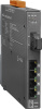Коммутатор 4 x 10/100BaseTX, 1 x 10/100BaseFX, одномод, разъем SC, металлический корпус, дальность передачи - до 60 км