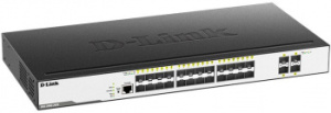 Коммутатор D-LINK DGS-3000-28XS/B1A (L2) 24SFP 4SFP+ управляемый
