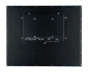 Промышленный монитор DNA-17, 17” с классом защиты IP65 по передней панели, яркой 500 кд/м² IPS матрицей и сенсорным экраном, узкая AL передняя панель,