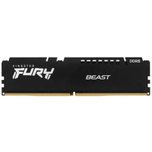 Модуль памяти Kingston 16GB DDR5 6000 DIMM FURY Beast Black AMD On-Die ECC, 1.35V, CL36-38-38 Модуль памяти Kingston 16GB DDR5 6000 DIMM FURY Beast Black AMD On-Die ECC, 1.35V, CL36-38-38