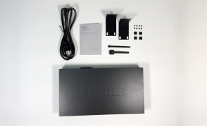 Коммутатор D-Link Конфигурируемый PoE-коммутатор, 8х1000Base-T PoE, 2x1000Base-X SFP, PoE-бюджет 125 Вт, дальность PoE до 250 м, DIP-переключатель, ко