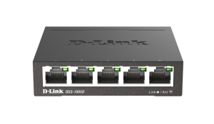 Коммутатор D-Link Неуправляемый коммутатор, 5x1000Base-T, корпус металл