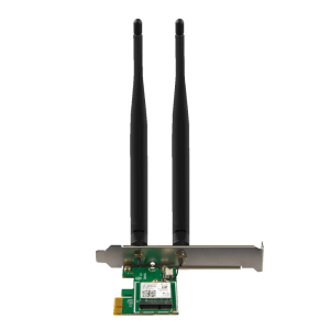 Адаптер беспроводной связи (Wi-Fi) Tenda E30 Сетевой PCIe адаптер AX3000 Wi-Fi 6 2,4/5 ГГц, до 2,98 Гбит/с, 2x5dBi внешние антенны