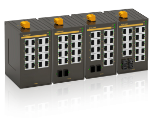 Неуправляемый коммутатор c 2 портами 100Base-FX (одномод, разъем ST, 40 км), 16 портами 10/100Base-T(X) (разъем RJ45), два входа питания 18-30 В пе