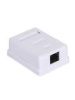 Розетка 1 порт накладная (UTP, RJ45, белая)