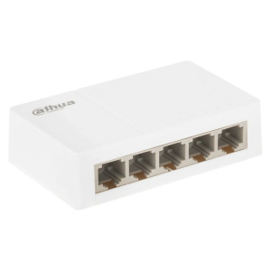 Коммутатор Dahua 5-port 10/100M RJ45 Non-PoE Switch, Plastic case