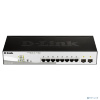 D-Link DGS-1210-10P/FL1A Управляемый L2 коммутатор с 8 портами 10/100/1000Base-T и 2 портами 1000Base-X SFP (8 портов PoE 802.3af/at, PoE бюджет 65 Вт