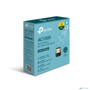 TP-Link Archer T3U Nano AC1300 Ультракомпактный Wi-Fi USB-адаптер с поддержкой MU-MIMO