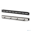 Hyperline PPHD-19-48-8P8C-C5e-110D Патч-панель высокой плотности 19", 1U, 48 портов RJ-45, категория 5e, Dual IDC